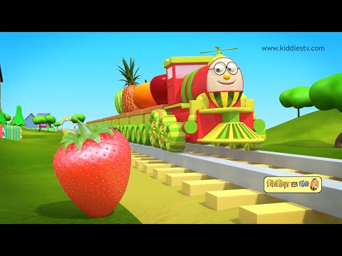 Humpty the train on a fruits ride and many more | हम्प्टी ट्रैन के वीडियो | Kiddiestv Hindi