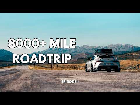 I Took My 850WHP MK5 Toyota Supra on an 8000+ Mile Roadtrip | EP. 1