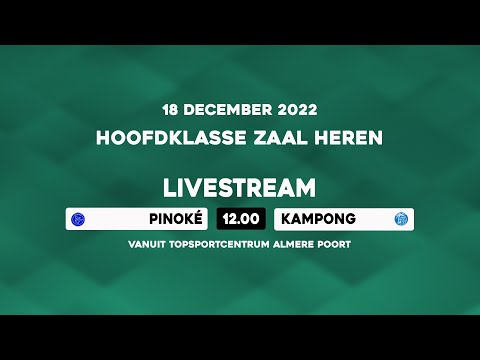 LIVE HK Zaal - Pinoké vs Kampong (Heren)