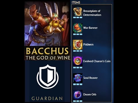 Smite Arena Bacchus Build