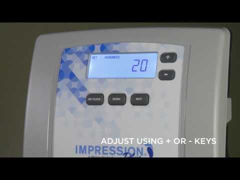 How to Program Water Softener Settings on Impression® Series