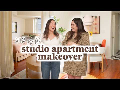 Scandi-Style Studio Apartment Makeover With Pops of Colour