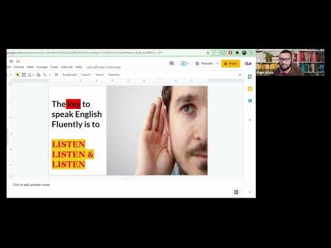 MasterClass on English Listening & Speaking Fluency Development| DEMO