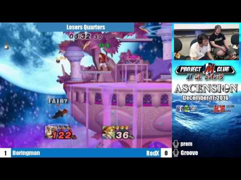 “Ascension 12/17/16” - Boringman (Mario) v. RedX (Link) - Losers Quarters