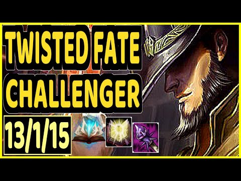 SERTUSS (TWISTED FATE) - 13/1/15 KDA CHALLENGER GAMEPLAY - EUW