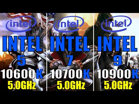 RTX 3080 @ 10GB || INTEL i5 10600K vs INTEL i7 10700K vs INTEL i9 10900K || PC GAMES TEST ||