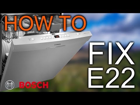 Bosch Dishwasher E22 Error Code: Sensor Fix
