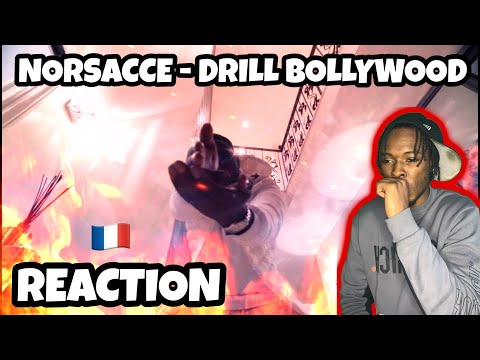 AMERICAN REACTS TO FRENCH RAP! Norsacce - Drill Bollywood (Clip Officiel)