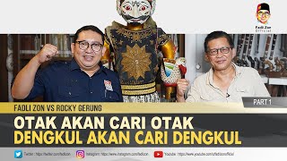 Download lagu Fadli Zon vs Rocky Gerung || BRAIN WILL FIND BRAIN, KNEE WILL FIND KNEE (part 1) mp3
