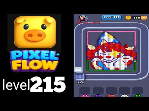 Pixel Flow Level 215 Walkthrough