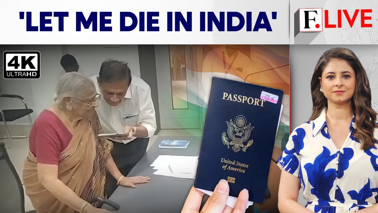 94-Year-Old NRI Gives Up US Citizenship to Die as an Indian | Firstpost Live | 4K