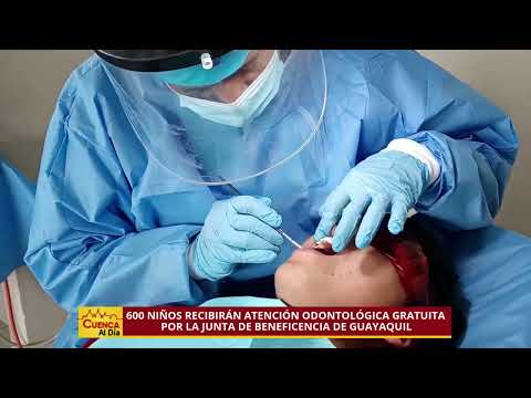 600 niños recibirán atención odontológica gratuita por la Junta de Beneficencia de Guayaquil