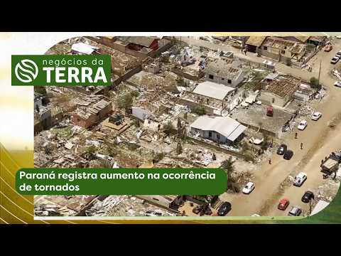 Paraná registra aumento na ocorrência de tornados - Negócios da Terra (16/08/2026)
