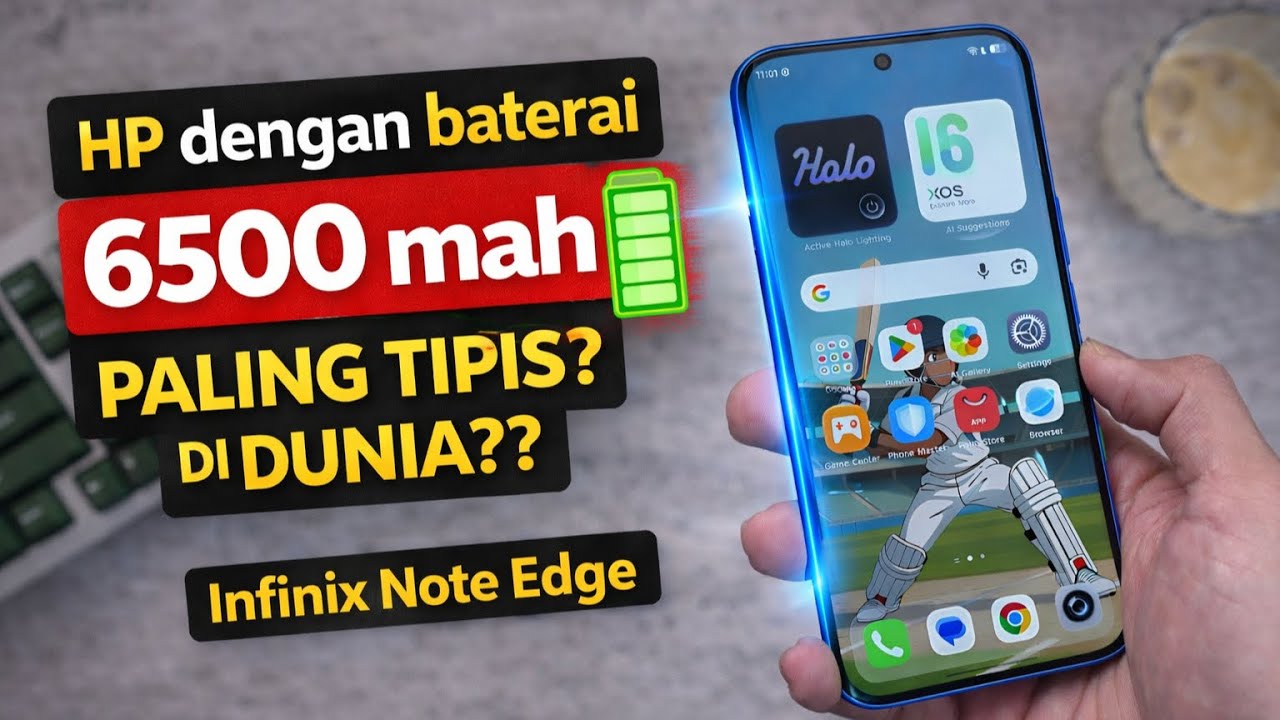 Harga Berapa ya? Unboxing Infinix Note Edge, HP Dengan Baterai 6500 Tertipis Di Dunia!