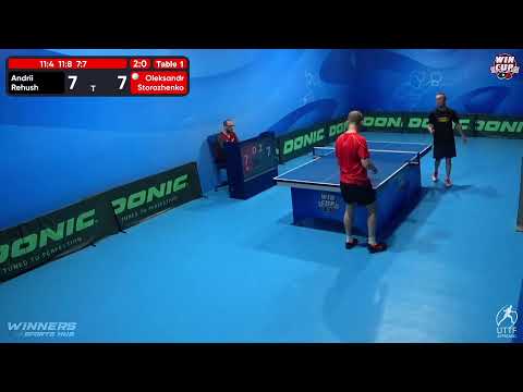 12:00 Andrii Rehush 3-0 Oleksandr Storozhenko West 1 WIN CUP 08.10.2022 | TABLE TENNIS WINCUP
