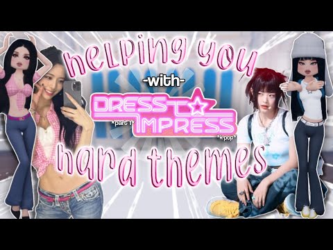 HELPING *YOU GUYS* WITH HARD THEMES IN Dress To Impress!