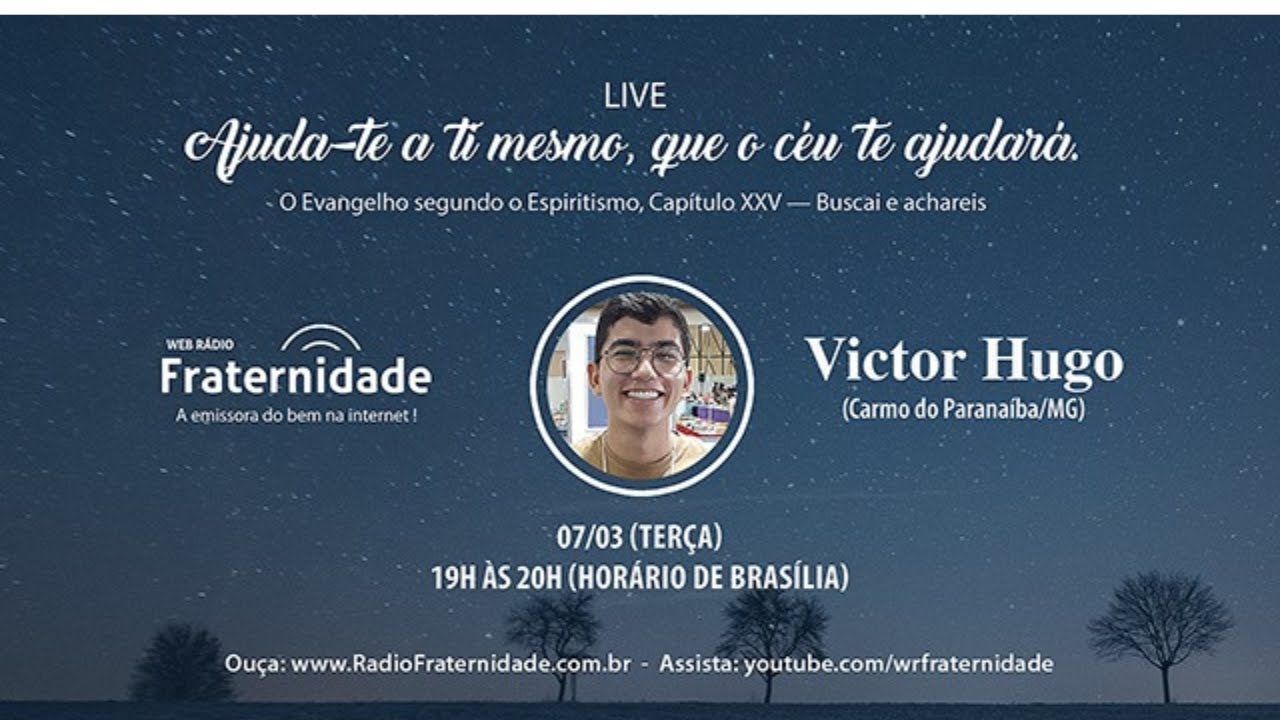 Live - Vitor Hugo (Menino) - Ajuda-te a ti mesmo, que o céu te ajudará.
