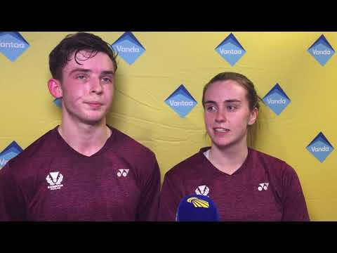 Christopher Grimley/ Eleonor O'Donnell on clinching the win for Scotland