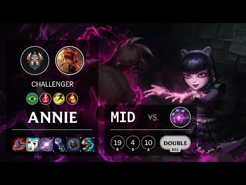 Annie Mid vs Vel'Koz - BR Challenger Patch 10.8