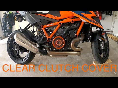 KTM 1290 super duke clear clutch cover