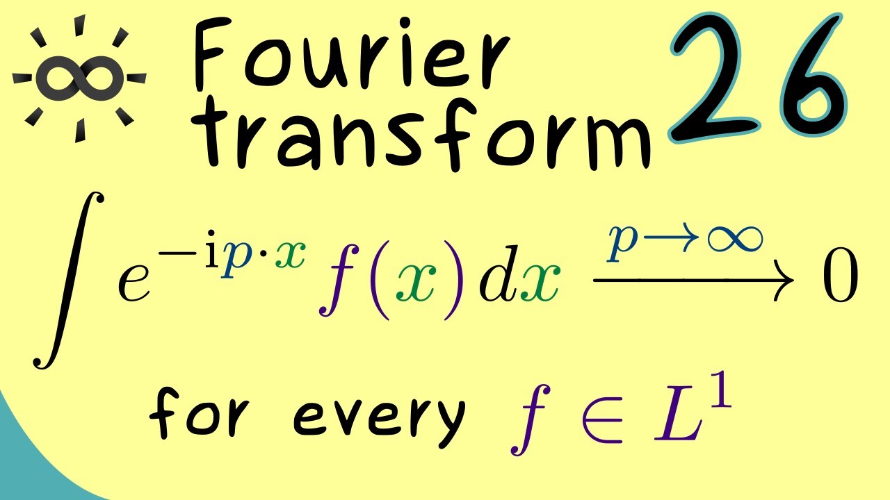 Fourier Transform 26 | Riemann–Lebesgue Lemma (continuous version)
