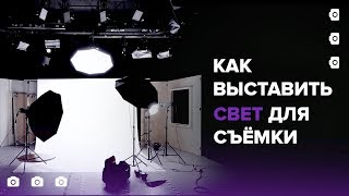 Свет для съёмки фото и видео | Популярные схемы расстановки