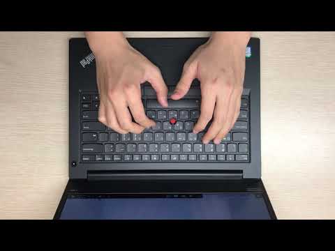 씽크패드E490 타건영상(ThinkPad E490 typing)