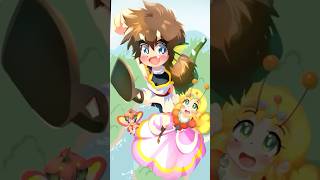 【懐かしゲームのマーベルランドのパコ王子を描いてみた】この絵の描き方はとっても簡単だよ！線画を使わないので初心者でも見てすぐに同じように描けるよ！( ´ ▽ ` ) #Shorts #色の塗り方
