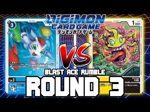 Gomamon VS Sukamon!! | Digimon Card Game: BT14 Blast Ace Rumble (ROUND 3)