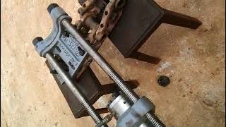 Portable track press link machine in（二）