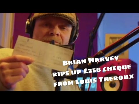 Ex-East 17 Brian Harvey RIPS UP £258 Cheque From Louis Theroux