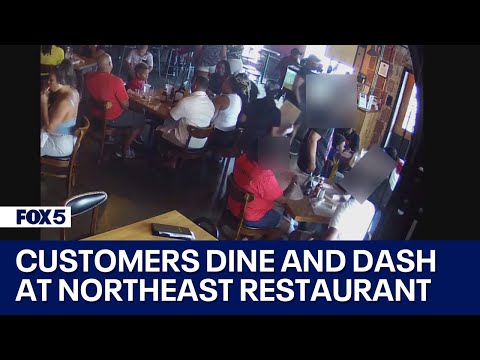 Customers dine and dash at Northeast restaurant