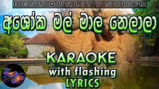 Ashoka Mal Mala Nelala Karaoke with Lyrics (Withou