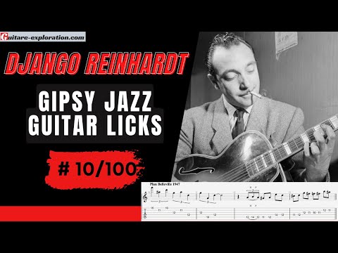 Django Reinhardt Gypsy Jazz Guitar Licks (10/100)