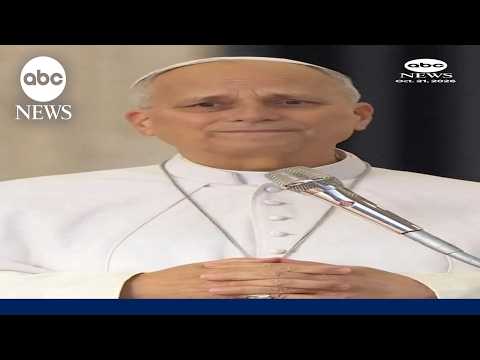 Pope Leo makes first public appearance since lung surgery
