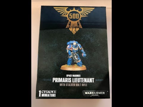 500th Store Exclusive - Primaris Lieutenant - Unboxing (WH40K)