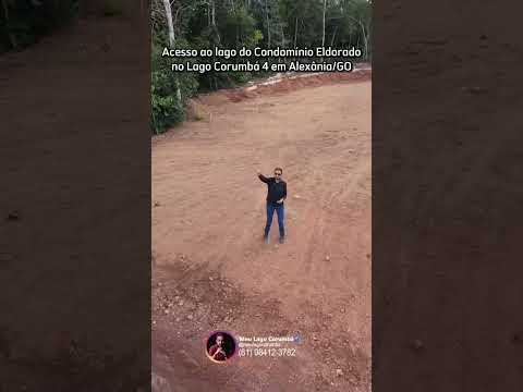 Acesso ao lago do Condomínio Eldorado no Lago Corumbá IV em Alexânia/GO
