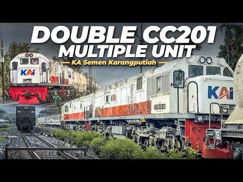 HANYA DI PADANG ‼️ LOKOMOTIF CC 201 DOUBLE TRAKSI MULTIPLE UNIT 😵‍💫 | Trip KA Pariaman Ekspres #2