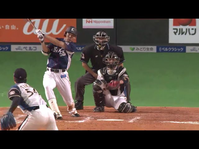 【9回表】ライオンズ・秋山 初球を捉えて勝ち越しのソロホームラン!! 2018/10/1 F-L