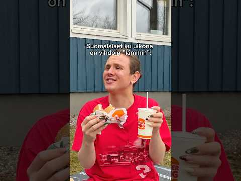 Kun on eka ”lämmin” päivä 😂 Mainos: Burger King 🍔