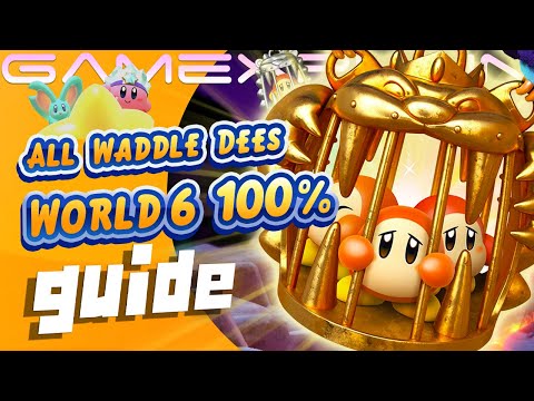 All Waddle Dee Locations: World 6: Redgar Forbidden Lands -Kirby and the Forgotten Land (100% Guide)