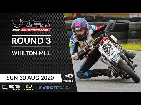 Rich Energy British Mini Bikes Championship 2020 Round 3 LIVE from Whilton Mill
