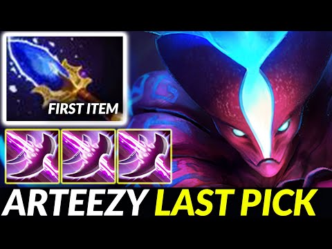 Arteezy Spectre last pick - Scepter first Item