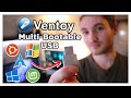How To Make a Multi-Bootable USB with Ventoy - Boot Multiple ISO Files From One USB!