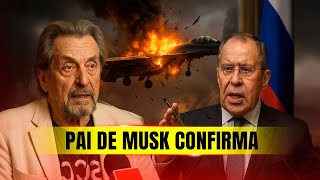 "Eles operam as armas no lugar dos ucranianos": Pai de Elon Musk e Lavrov em declaração chocante