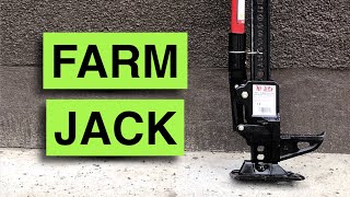 How to SAFELY use a Farm Jack! HL484 48" Hi Lift Black Cast and Steel Jack REVIEW
