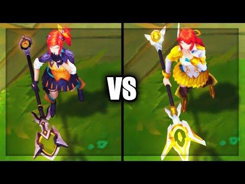 Battle Academia Lux vs Prestige Edition Battle Academia Lux Skins Comparison - League of Legends