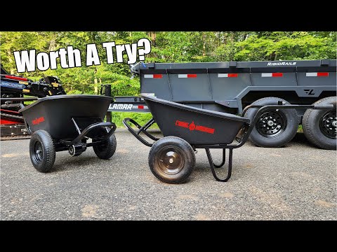 My First Experience With An Electric WheelBorrow & It's BAD!  Chore Warrior NOT The ULTIMATE!