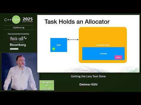 The Sender/Receiver Framework in C++ - Getting the Lazy Task Done - Dietmar Kühl - C++Now 2025