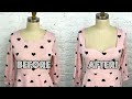 How To Change Any Neckline To A Sweetheart Neckline